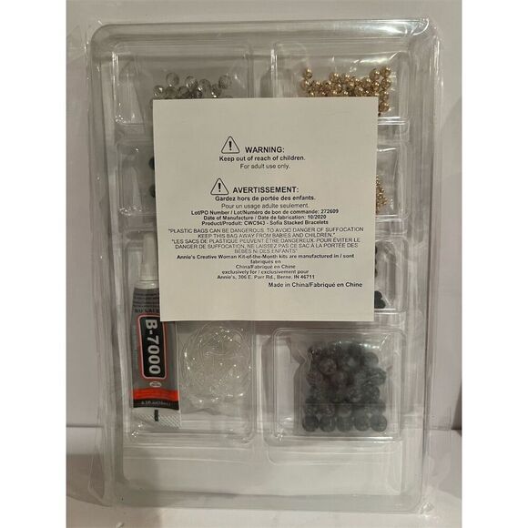 Wallaroo Beaded Multicolor Adjustable Handmade Bracelet Kit - Picture 2 of 4